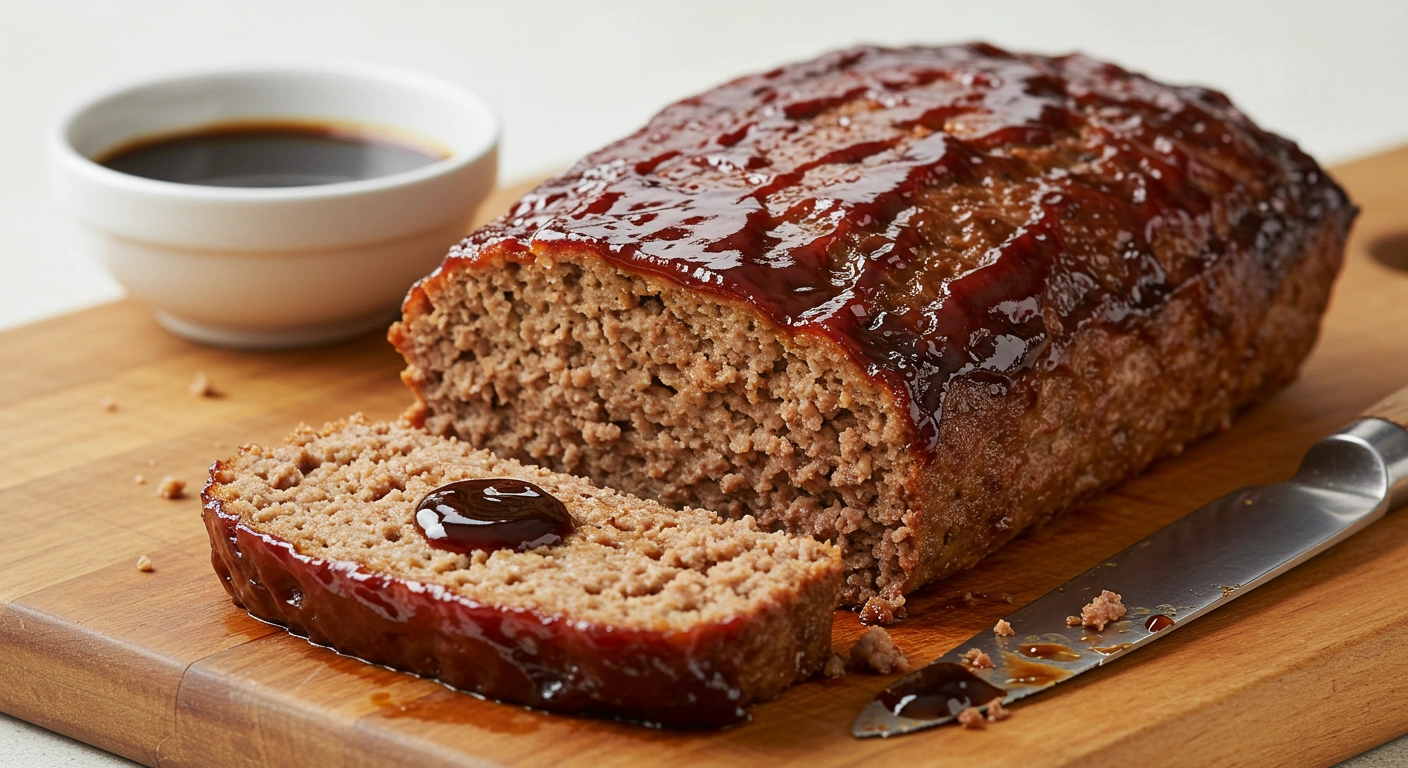 Easy and Delicious Balsamic Glazed Meatloaf - tertiary view